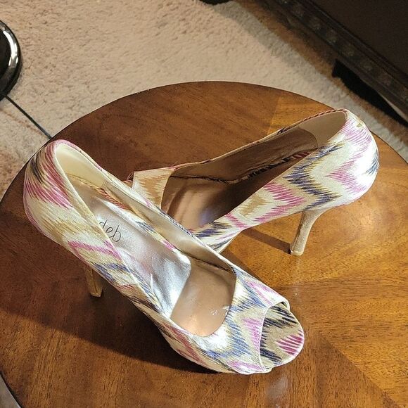 DEB WOMEN"S PEEP TOES HIGH HEEL STILETTOS PUMP SHOES - Picture 12 of 15